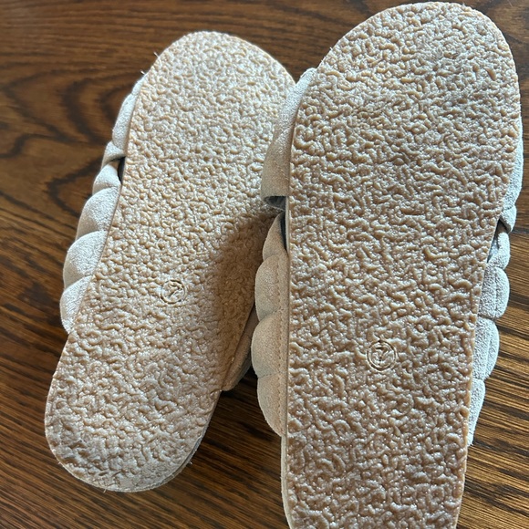 Light grey suede sechelles slides - Picture 3 of 3